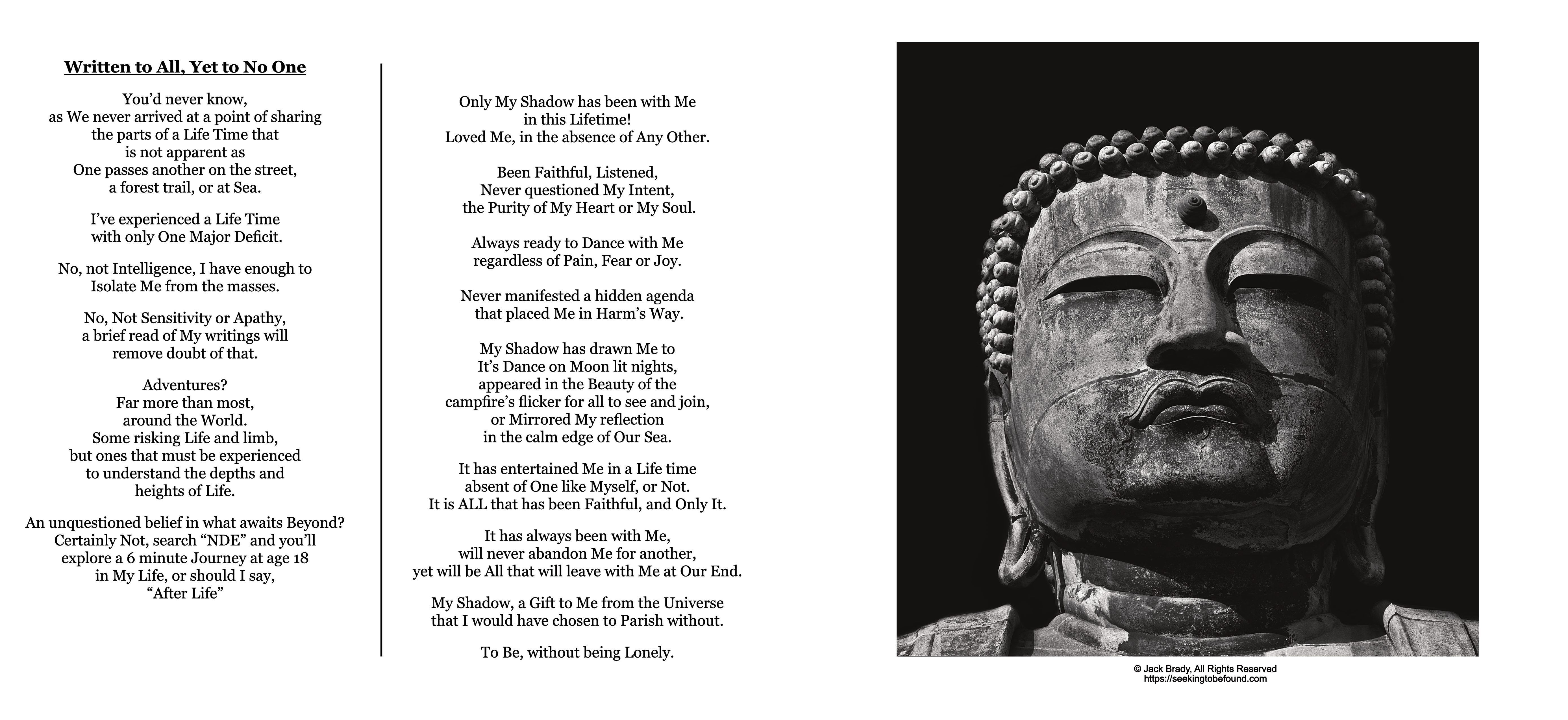 Written to All, Yet to No One, © Written to All, Yet to No One, ©